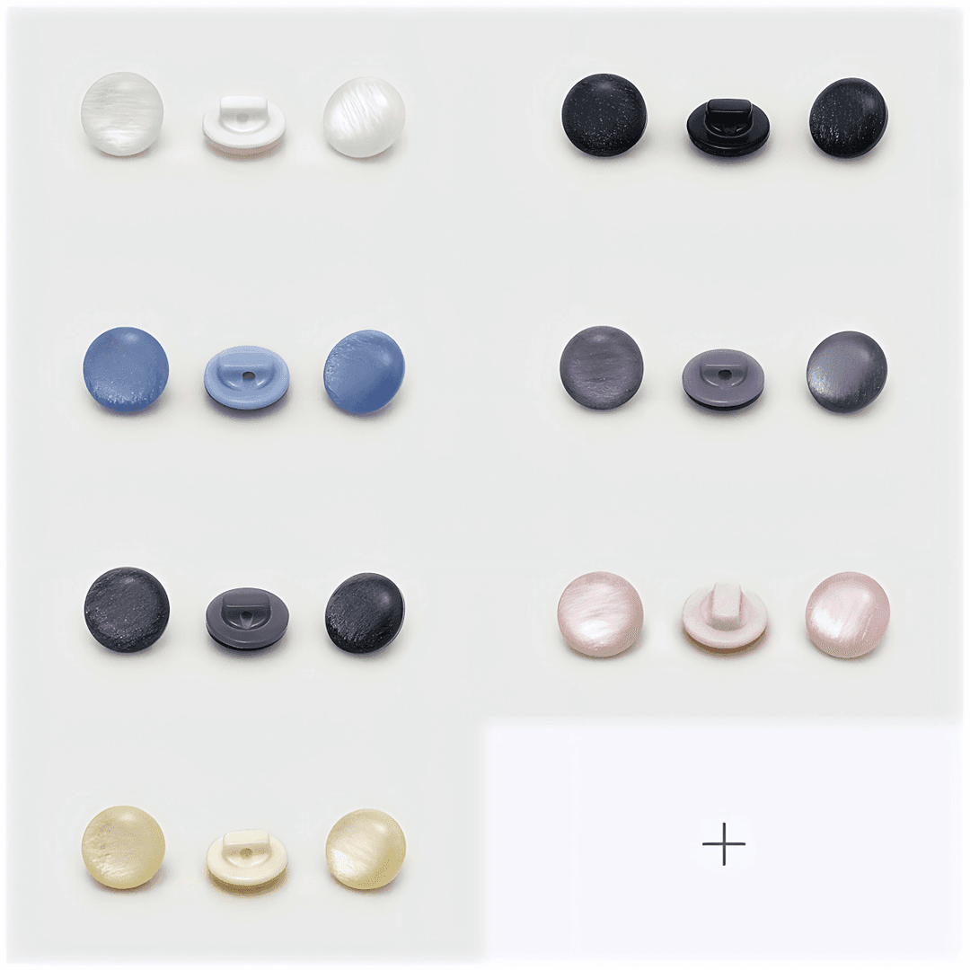 Resin Pearl Round Buttons for Women's Chiffon and Lace