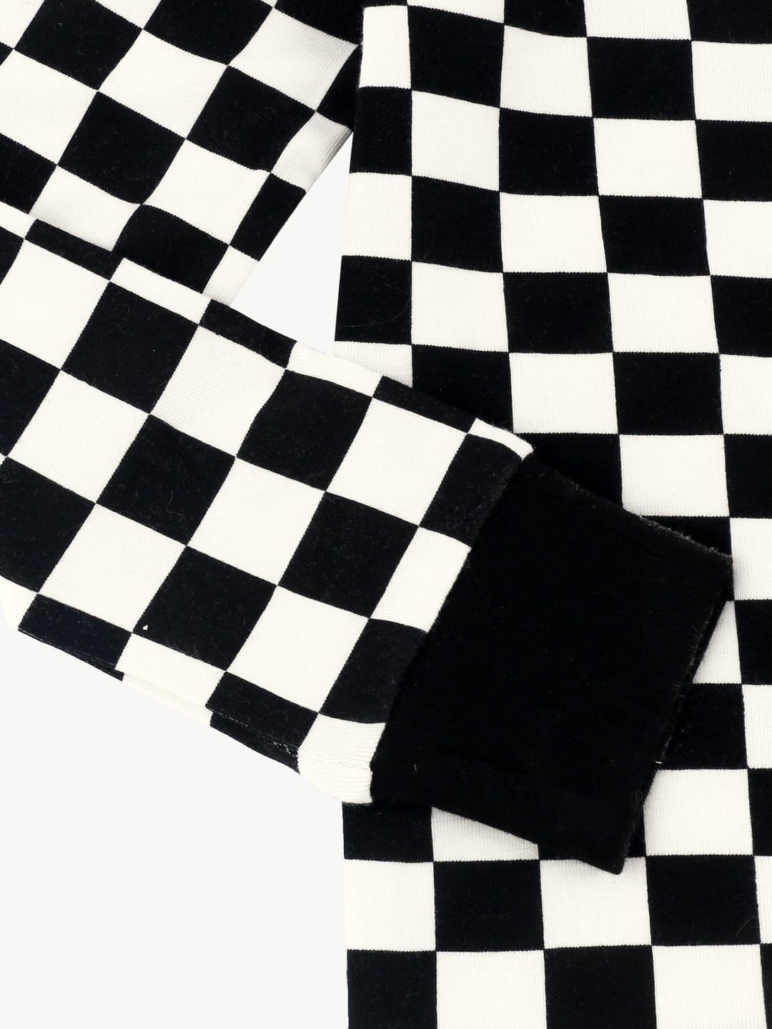 Black Plaid Print Moisture Wicking Soft Bamboo Fiber Pajamas