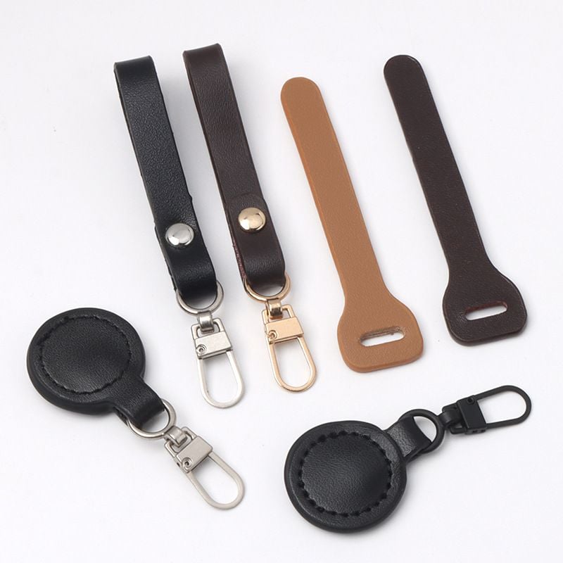 Genuine Leather Pull Tab Universal Clothing Zipper Pull