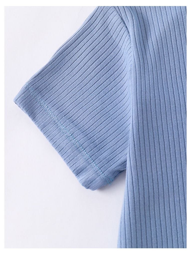 Ins Nordic Style Baby Bamboo Fiber Onesie, Morandi Color Romper