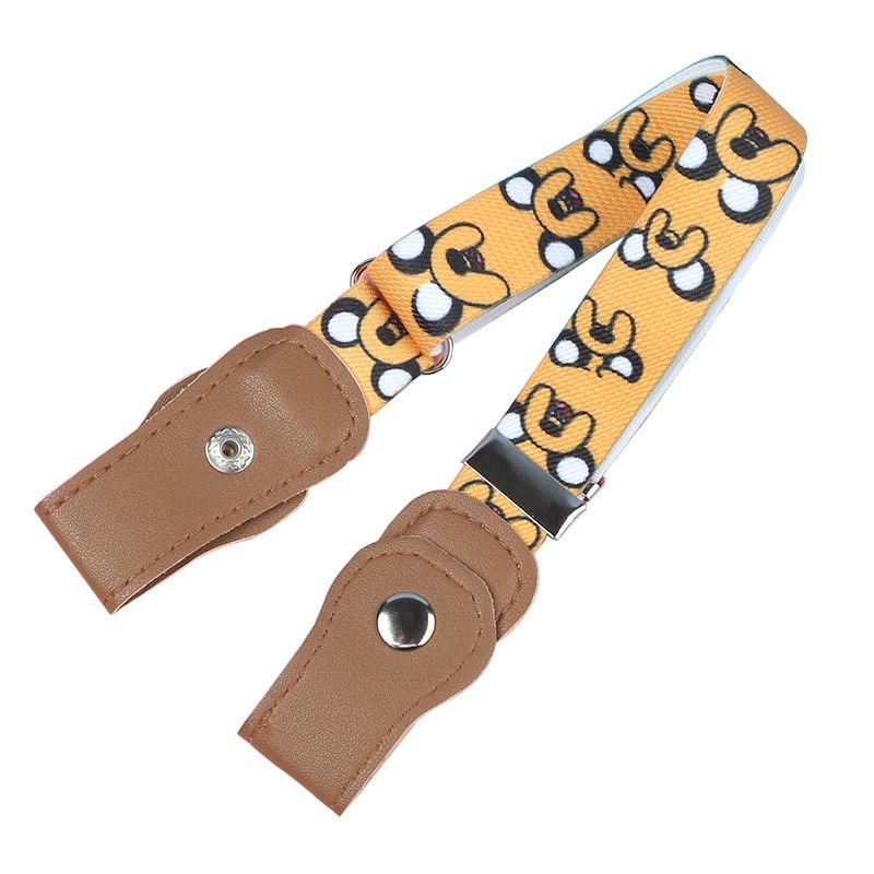 Lazy Invisible Elastic Waistband Adjustable Buckle Pant Waist Tightener