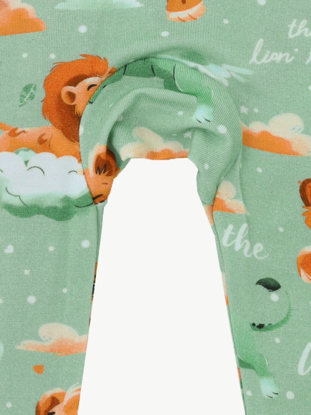 Bamboo Fiber Lion Print Baby Romper