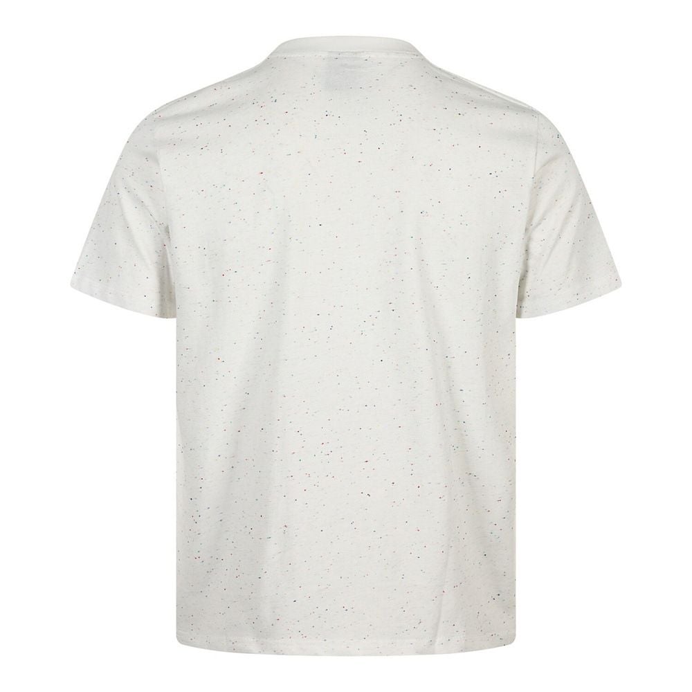 Men's casual short-sleeve T-shirt with firework embroidery design