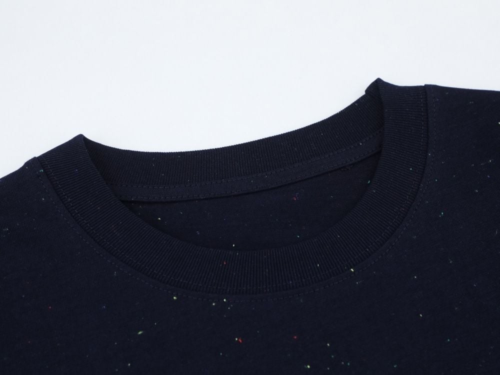 Men's American style creative letter embroidery short-sleeve T-shirt