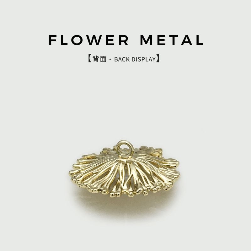 Premium fresh irregular flower-shaped copper button