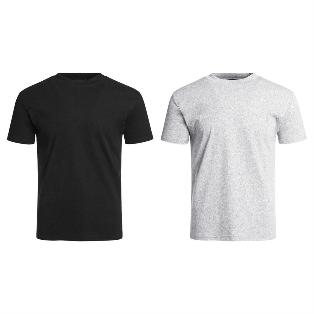 Men's American ins trendy simple solid color short-sleeve T-shirt for summer