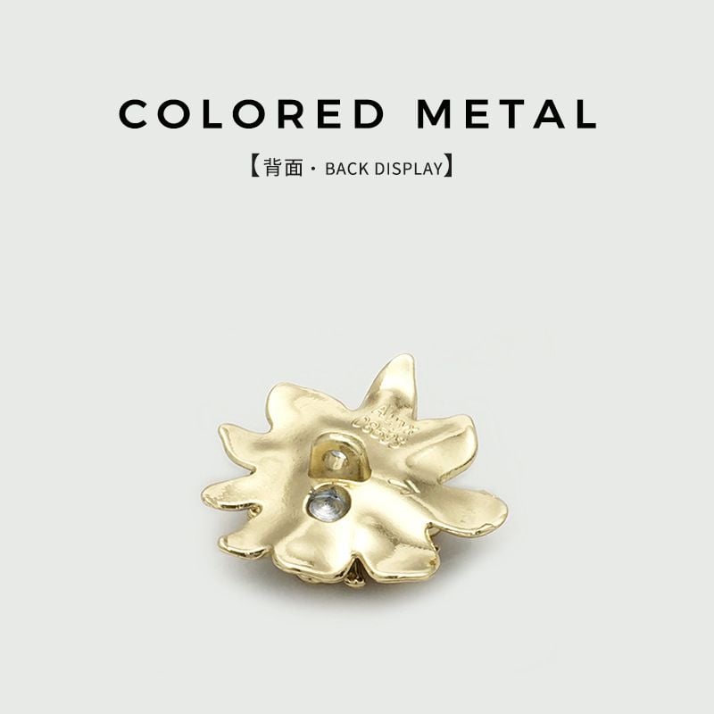 Premium fresh irregular flower-shaped copper button