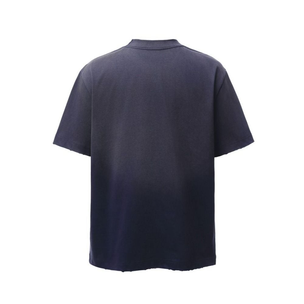 Men's loose letter print short-sleeve T-shirt