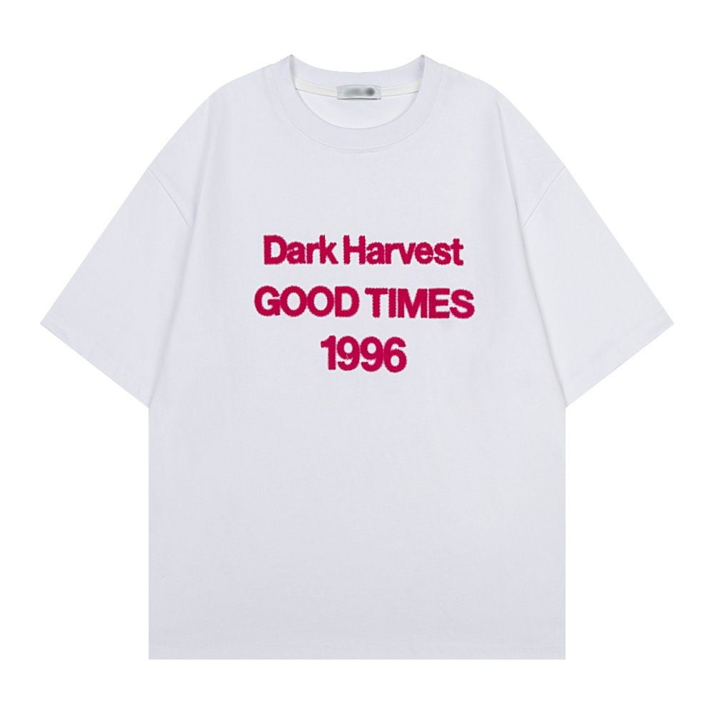 Men's Letter Print Casual Short Sleeve T-shirt, Summer Ins European & American Style