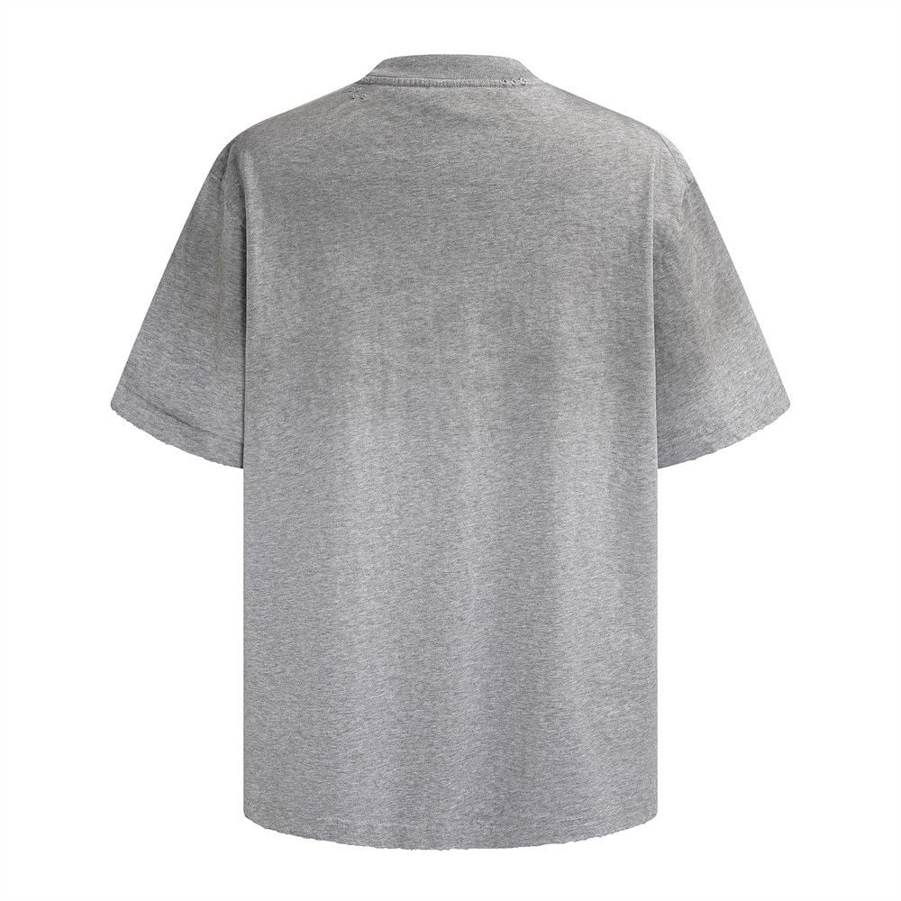 Men’s Airbrush Tie Dye Short Sleeve Crew Neck Cotton T-shirt