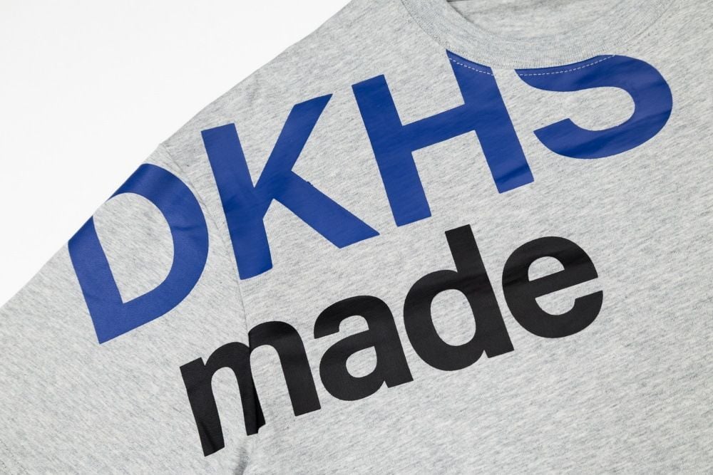 Men's American style letter print personality short-sleeve T-shirt