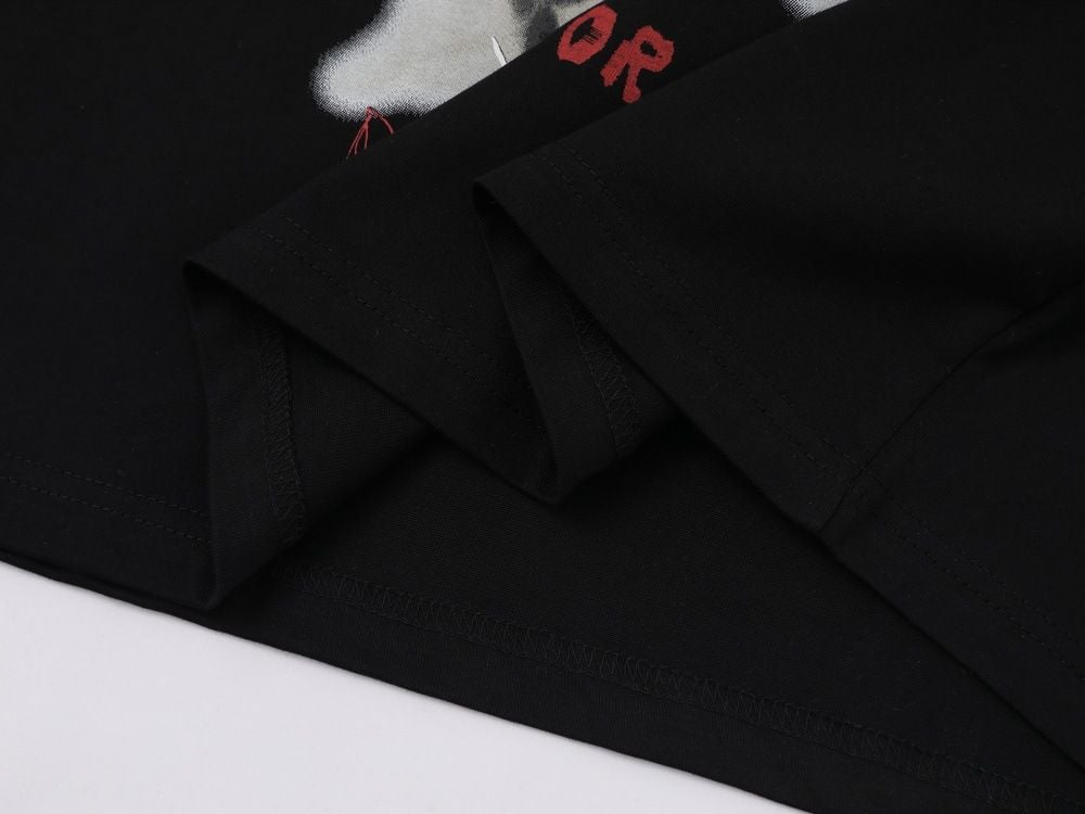 Men's casual short-sleeve T-shirt with animal cartoon print