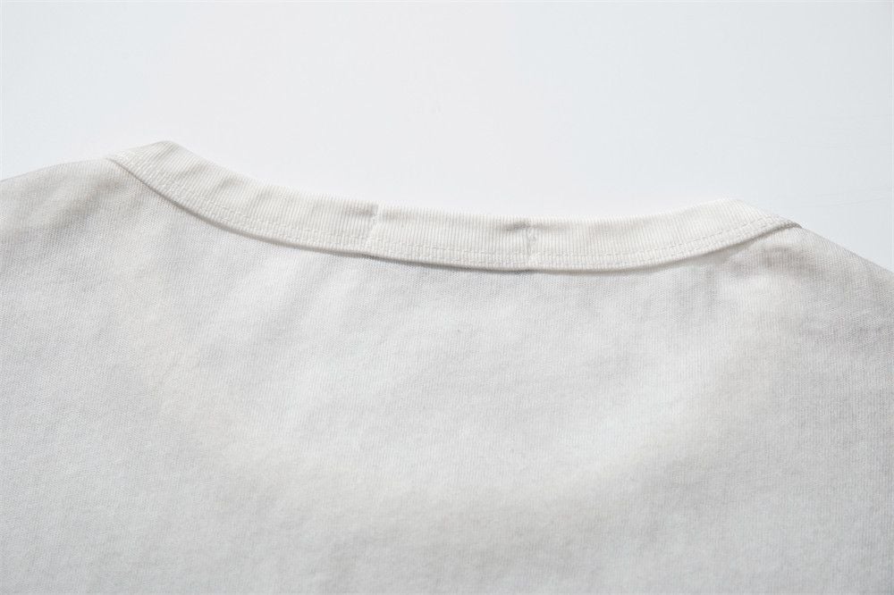 Men's Spray Dye Gradient Dirty-Wash Short Sleeve T-Shirt, Punk Letter Print