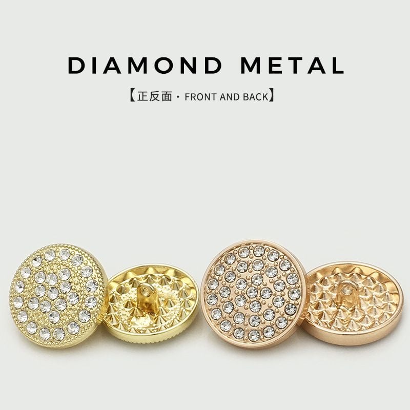 Premium Rhinestone Starburst Buttons