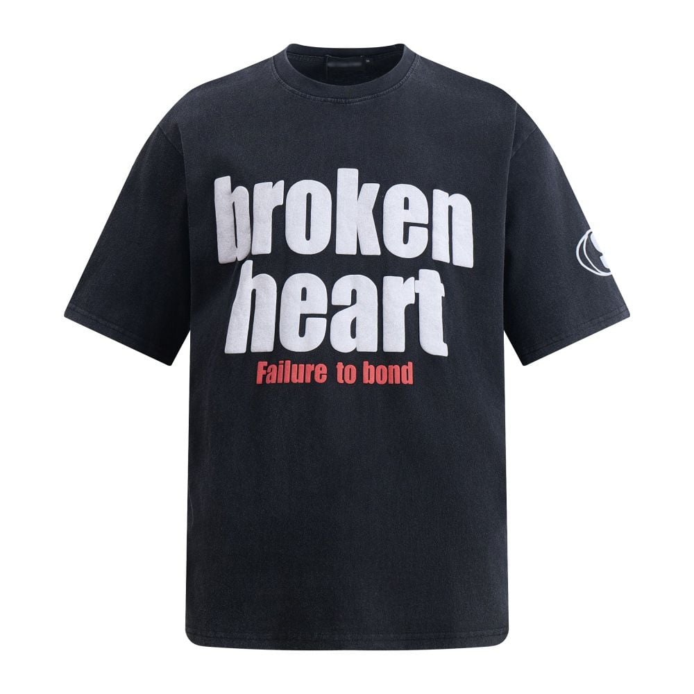 Men's ins trendy loose casual short-sleeve T-shirt with letter print