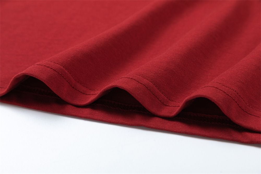 Men's Cotton Short Sleeve T-shirt, Punk Trendy Ins Style