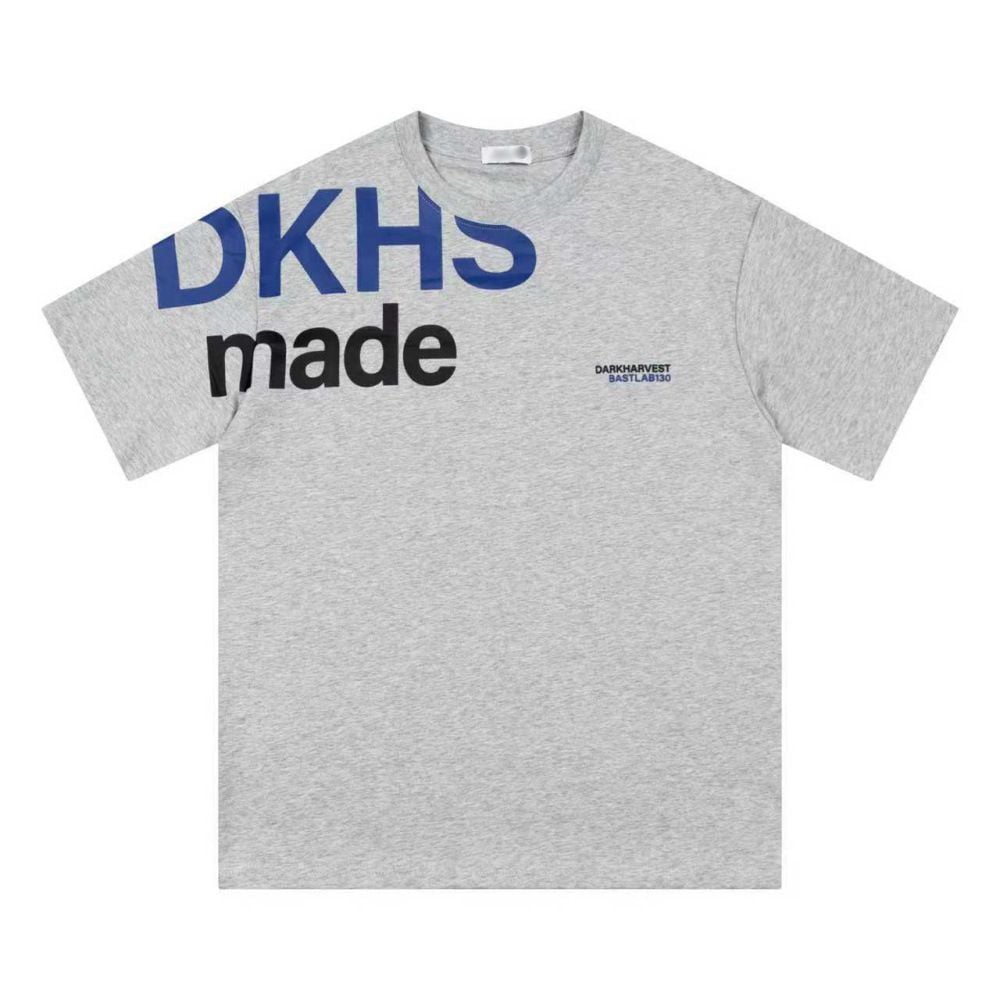 Men's American style letter print personality short-sleeve T-shirt