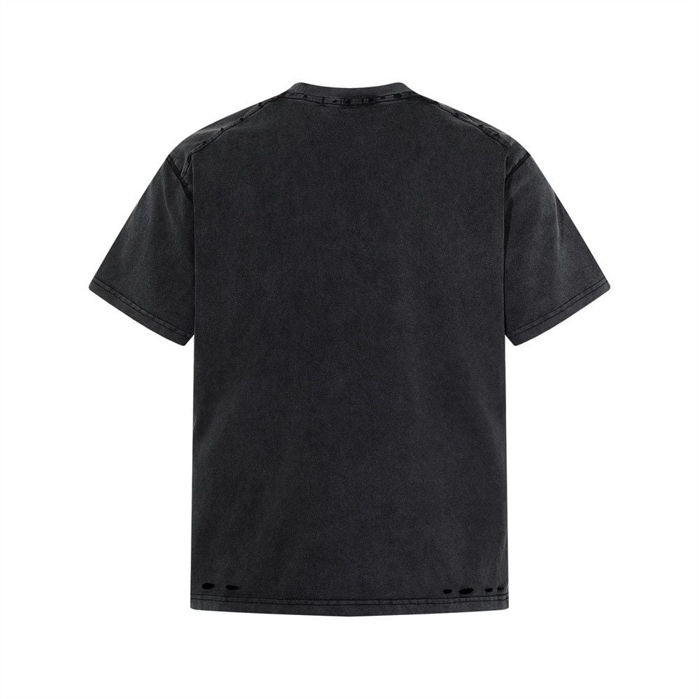 Men's Vintage Heavy Washed Distressed Cotton Tee