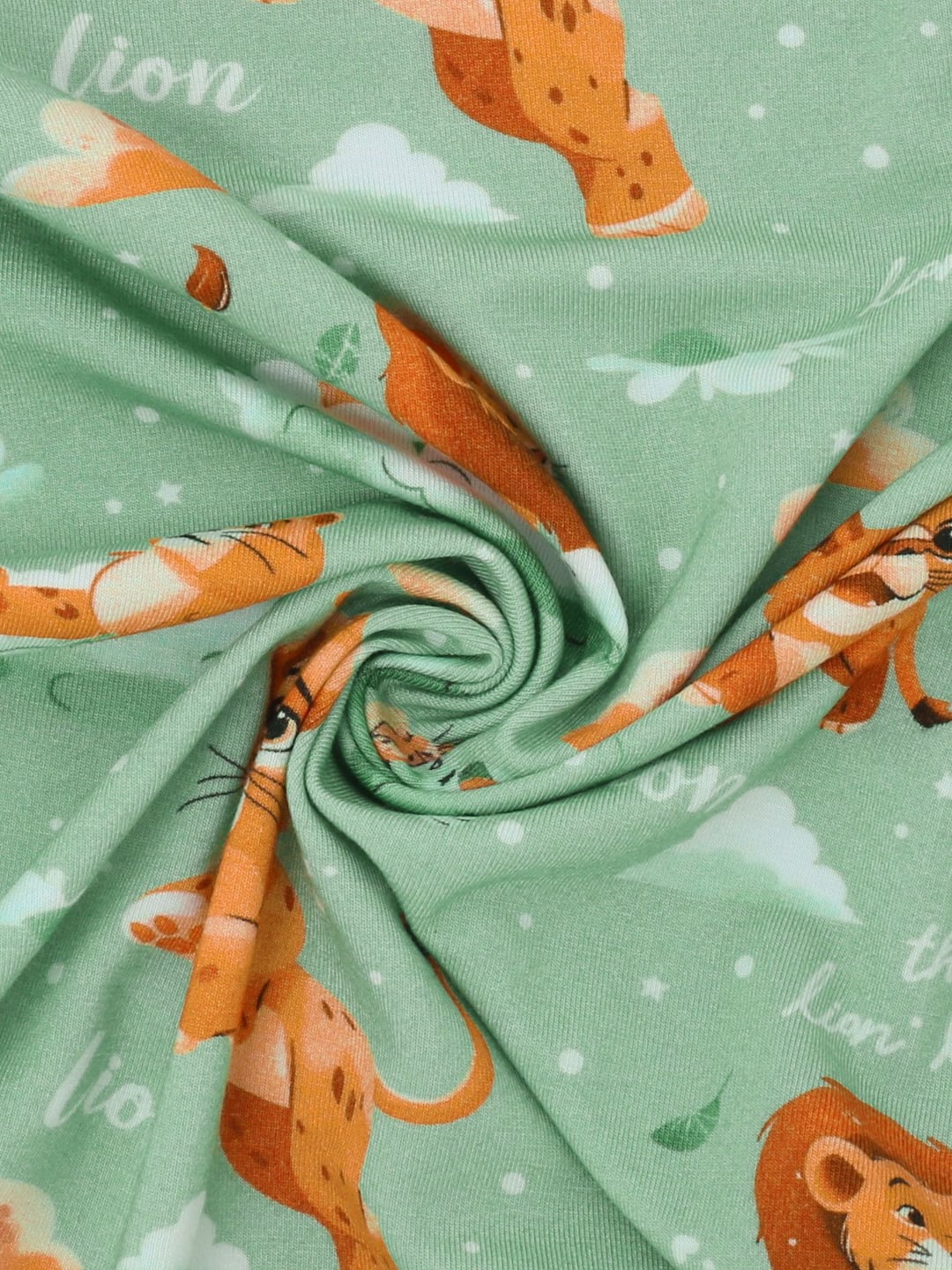 Bamboo Fiber Lion Print Baby Romper