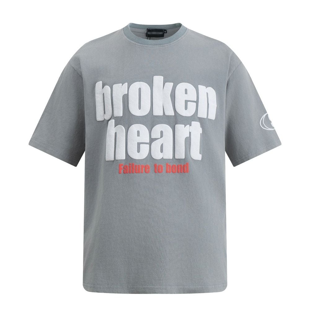 Men's ins trendy loose casual short-sleeve T-shirt with letter print