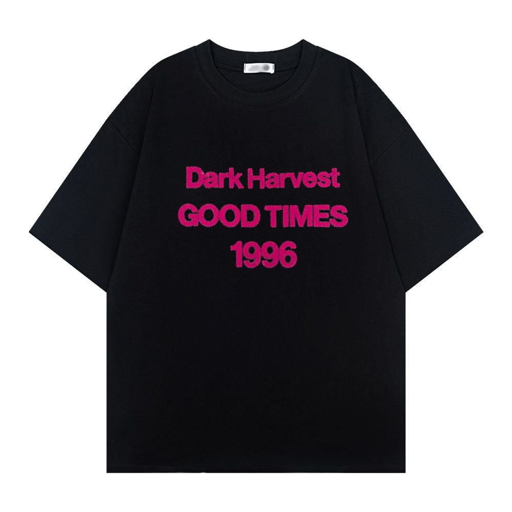 Men's Letter Print Casual Short Sleeve T-shirt, Summer Ins European & American Style