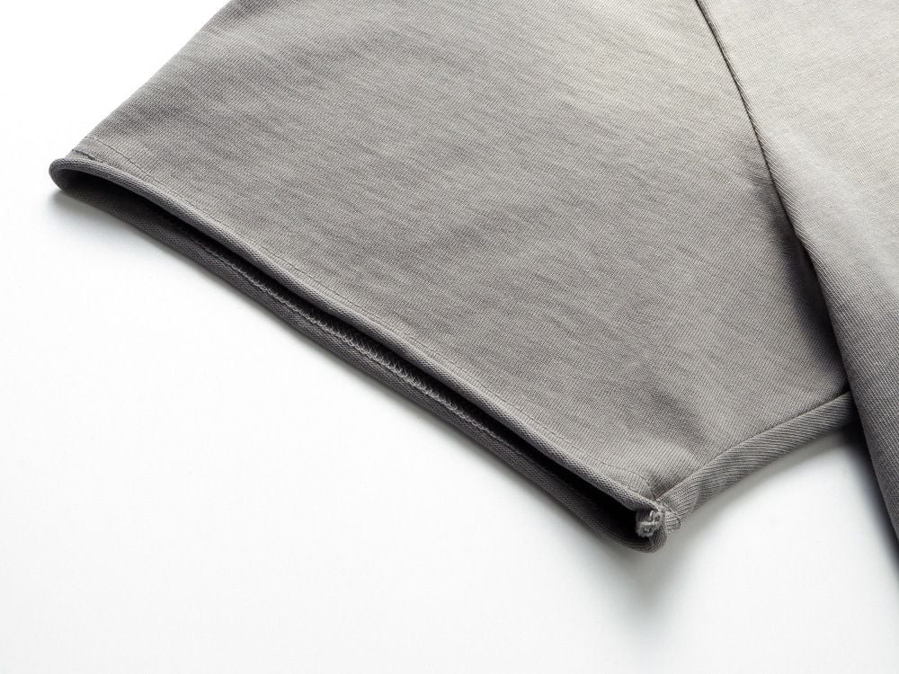 Spray-painted vintage dirty-wash cotton loose casual short sleeves for summer