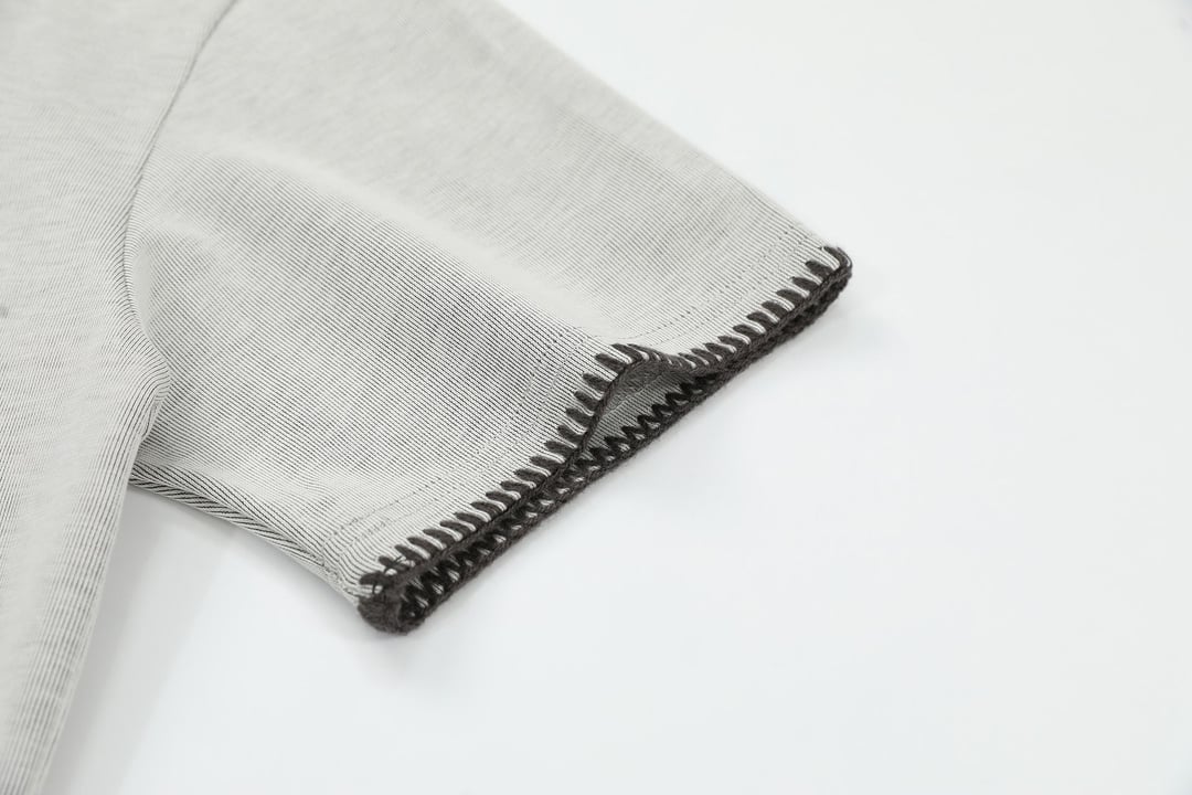 Men's summer casual American style short-sleeve polo shirt