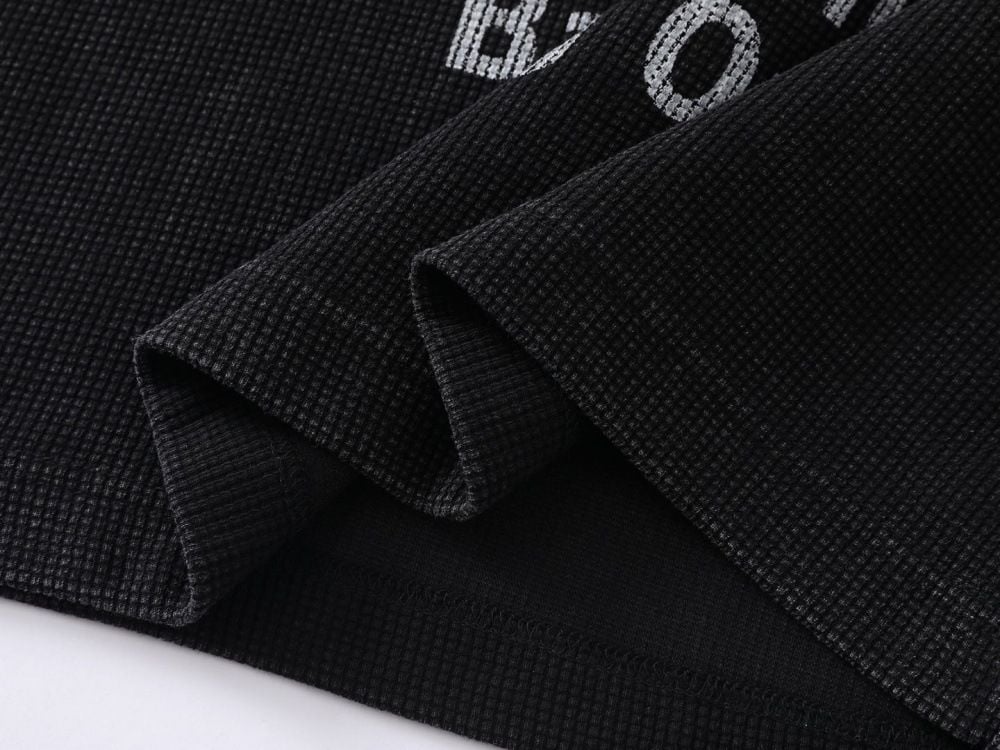 Trendy brand letter print short-sleeve T-shirt for men