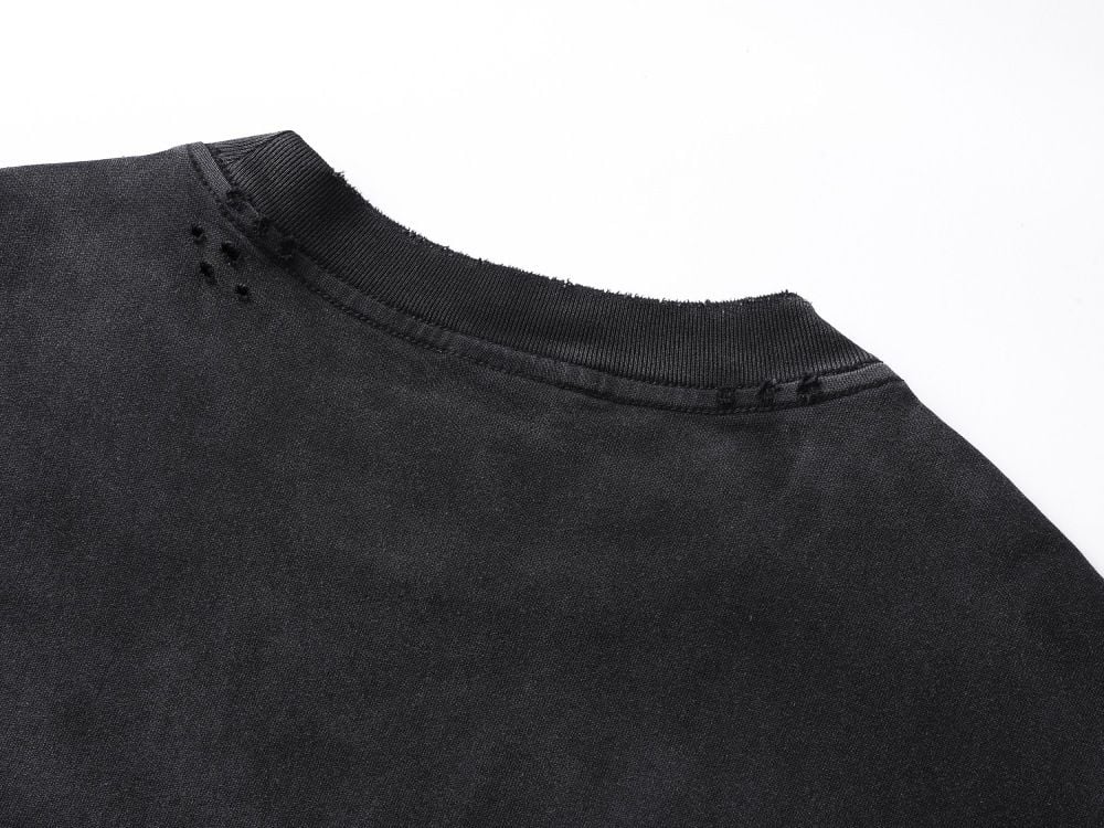 American retro letter print T-shirt