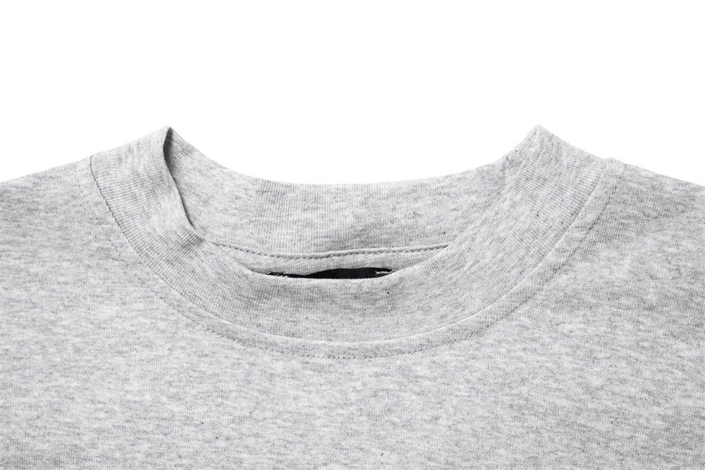 Men's American ins trendy simple solid color short-sleeve T-shirt for summer