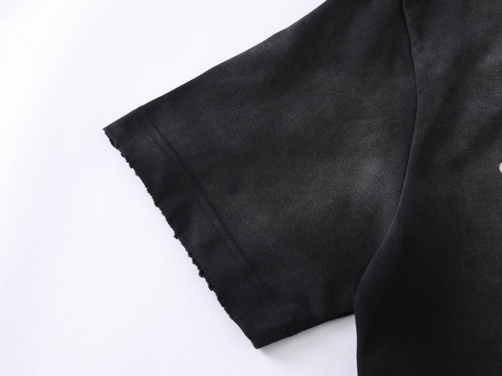 Men's loose letter print short-sleeve T-shirt