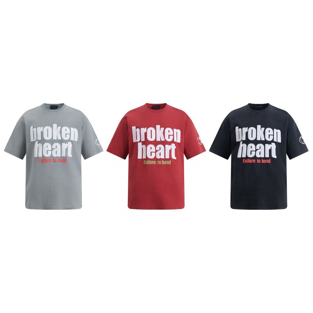 Men's ins trendy loose casual short-sleeve T-shirt with letter print