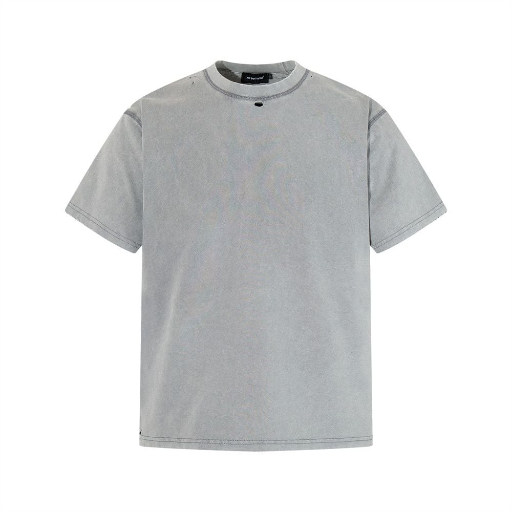 Men's Vintage Heavy Washed Distressed Cotton Tee