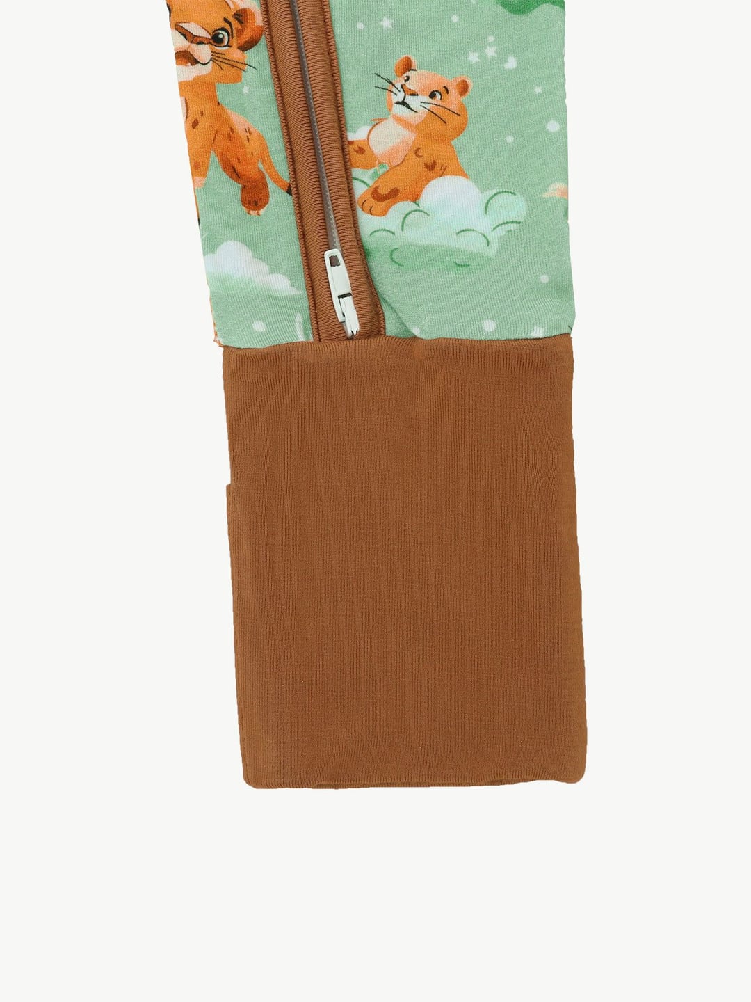 Bamboo Fiber Lion Print Baby Romper