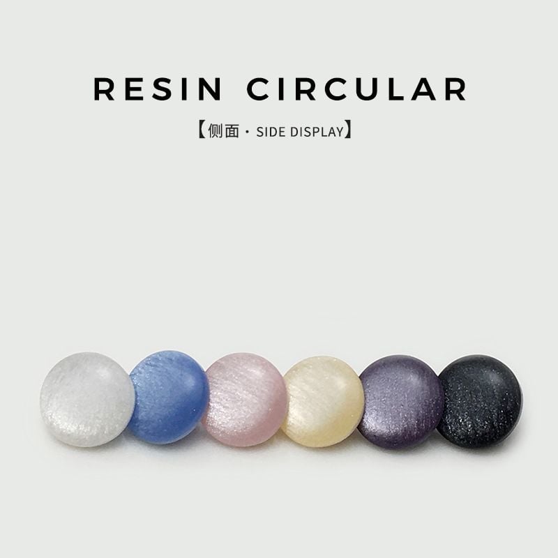 Resin Pearl Round Buttons for Women's Chiffon and Lace