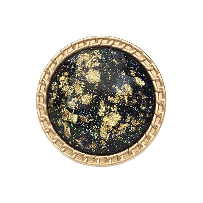 Resin & Metal Combined Buttons with Wavy Texture and Rhombus Surface