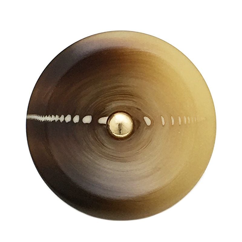 Simple Two-tone Resin & Metal Round Buttons