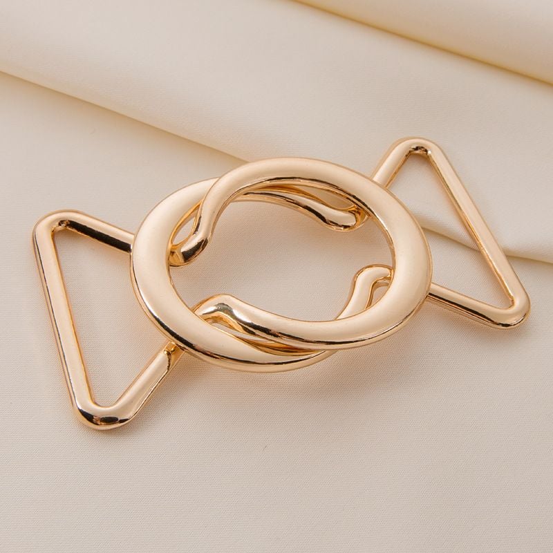 Special-shaped figure 8 metal ring decorative buckle