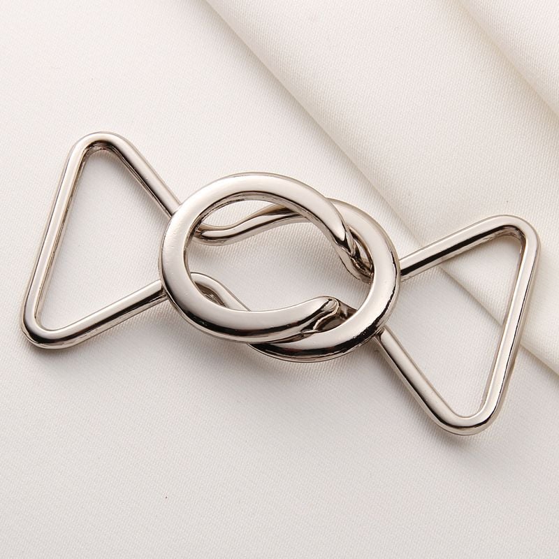 Special-shaped figure 8 metal ring decorative buckle