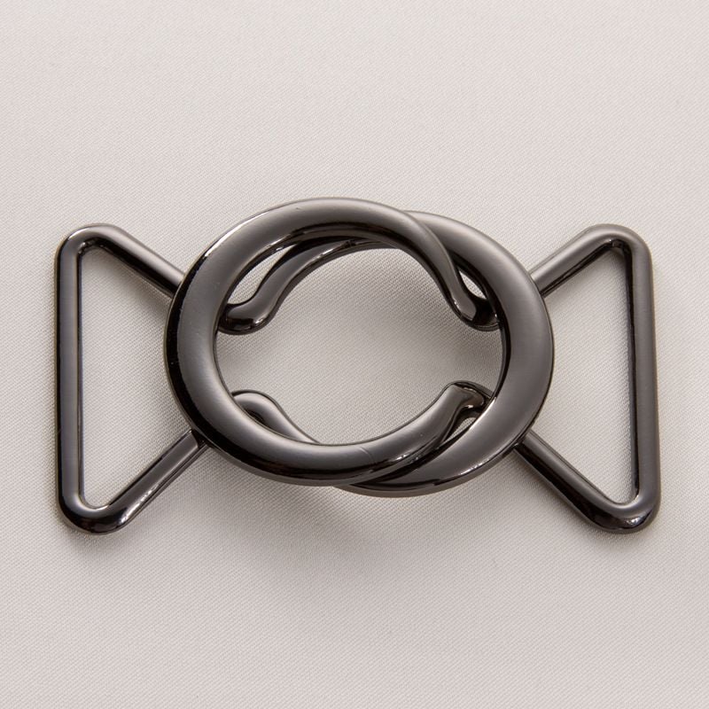 Special-shaped figure 8 metal ring decorative buckle