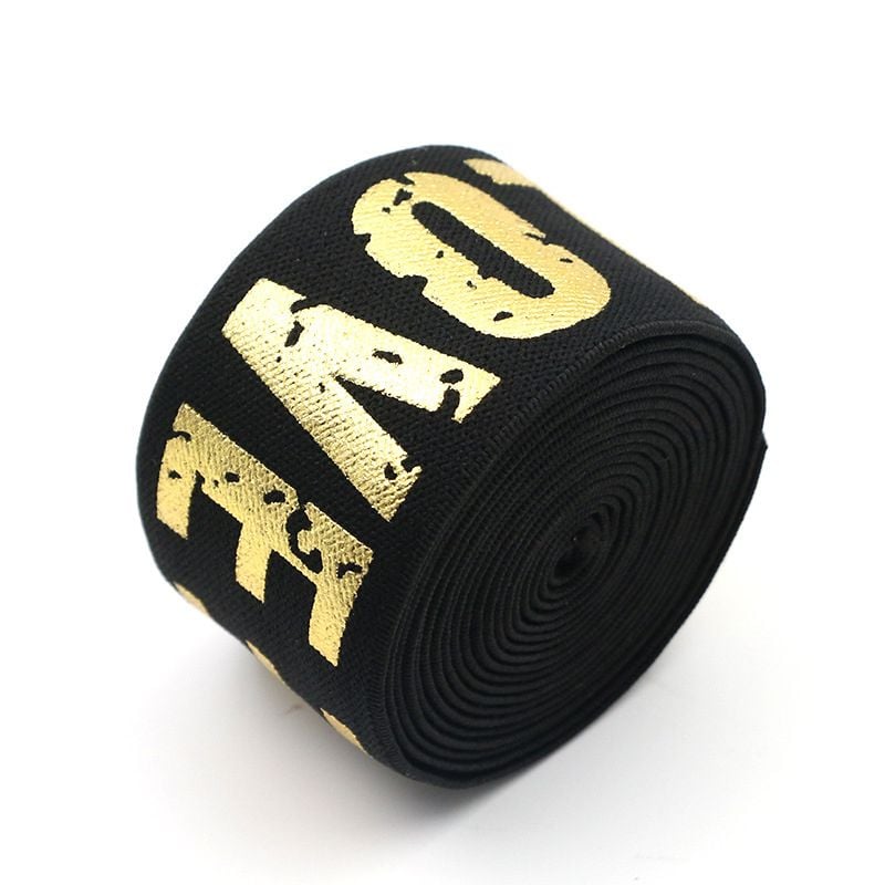 Thick Colorful Striped Elastic Band High Elastic Webbing Wide Rubber Band