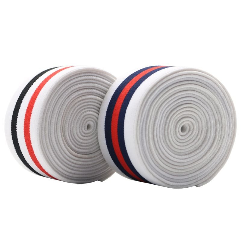 Thick Colorful Striped Elastic Band High Elastic Webbing Wide Rubber Band