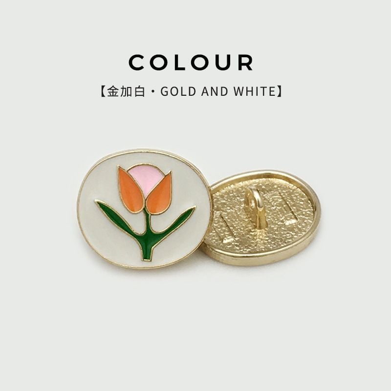 Versatile flower, heart & square buttons