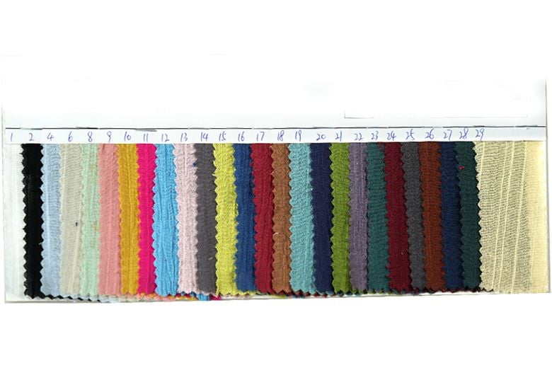 100GSM Linen‑Cotton Stripe Jacquard Fabric