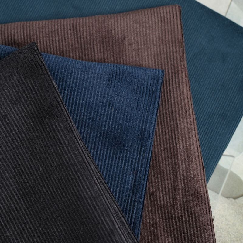 12 Wale Corduroy Hemp Fabric 320gsm Woven for autumn winter jackets