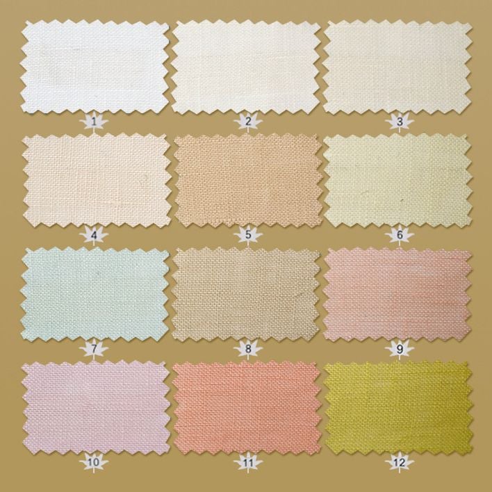 130g Solid Thin Linen Fabric For New Womens Shirts Dresses