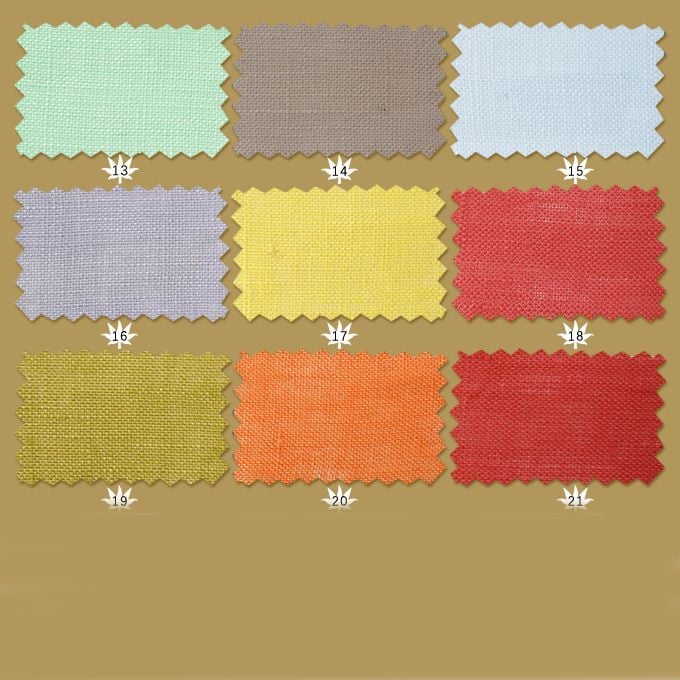 130g Solid Thin Linen Fabric For New Womens Shirts Dresses