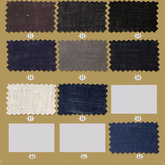 130g Solid Thin Linen Fabric For New Womens Shirts Dresses