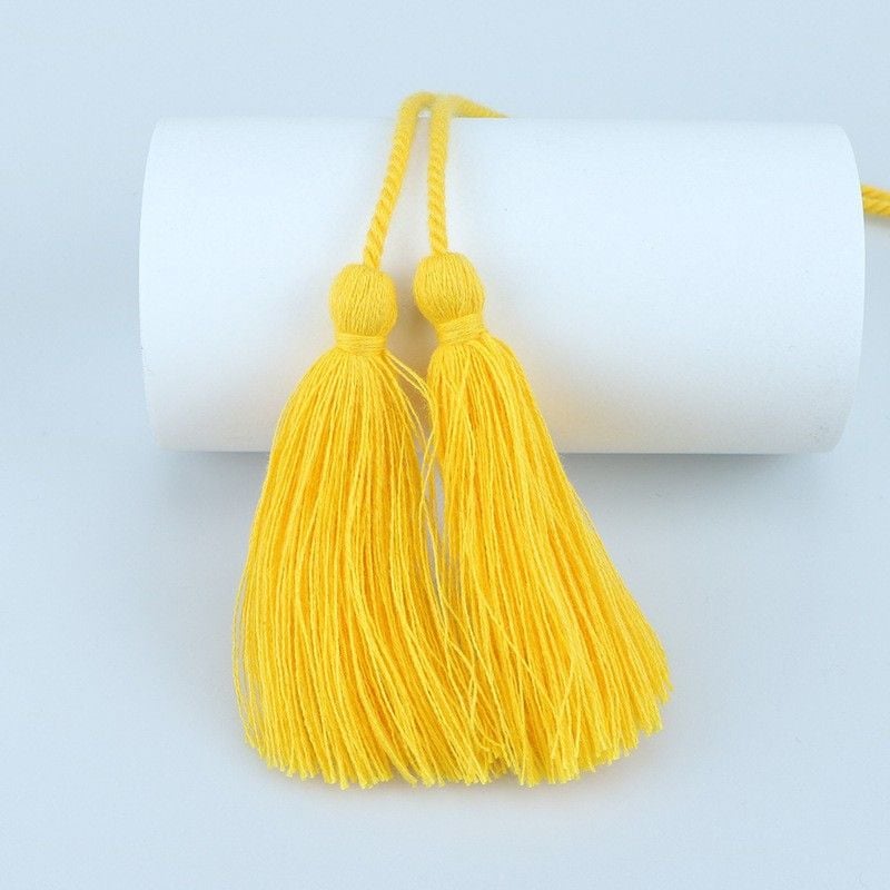 134cm Cotton Double Head Tassel For Curtain Garment Bag