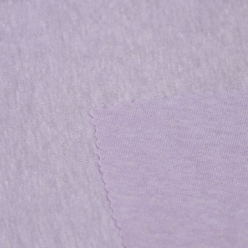145GSM Linen Viscose Knitted Fabric For Polo Shirt